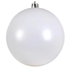 KAEMINGK Boule de Noël (D200 mm) Alpine Blanc New