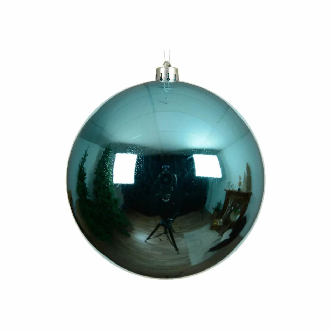 KAEMINGK Boule de Noël (D140 mm) Alpine Bleu pétillant Sale