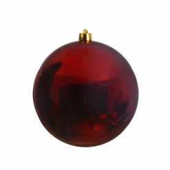 KAEMINGK Boule de Noël (D140 mm) Alpine Bordeaux New