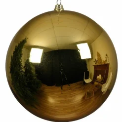 KAEMINGK Boule de Noël (D140 mm) Alpine Or Discount