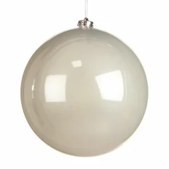 KAEMINGK Boule de Noël (D200 mm) Alpine Perle Outlet