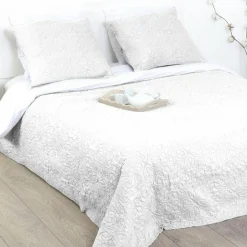 ATMOSPHERA Boutis et taies d'oreiller (240 x 260 cm) Arabesque Ivoire