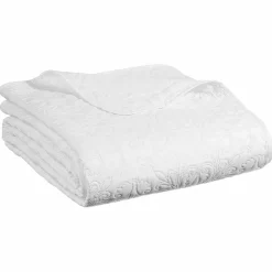 ATMOSPHERA Boutis et taies d'oreiller (240 x 260 cm) Arabesque Ivoire
