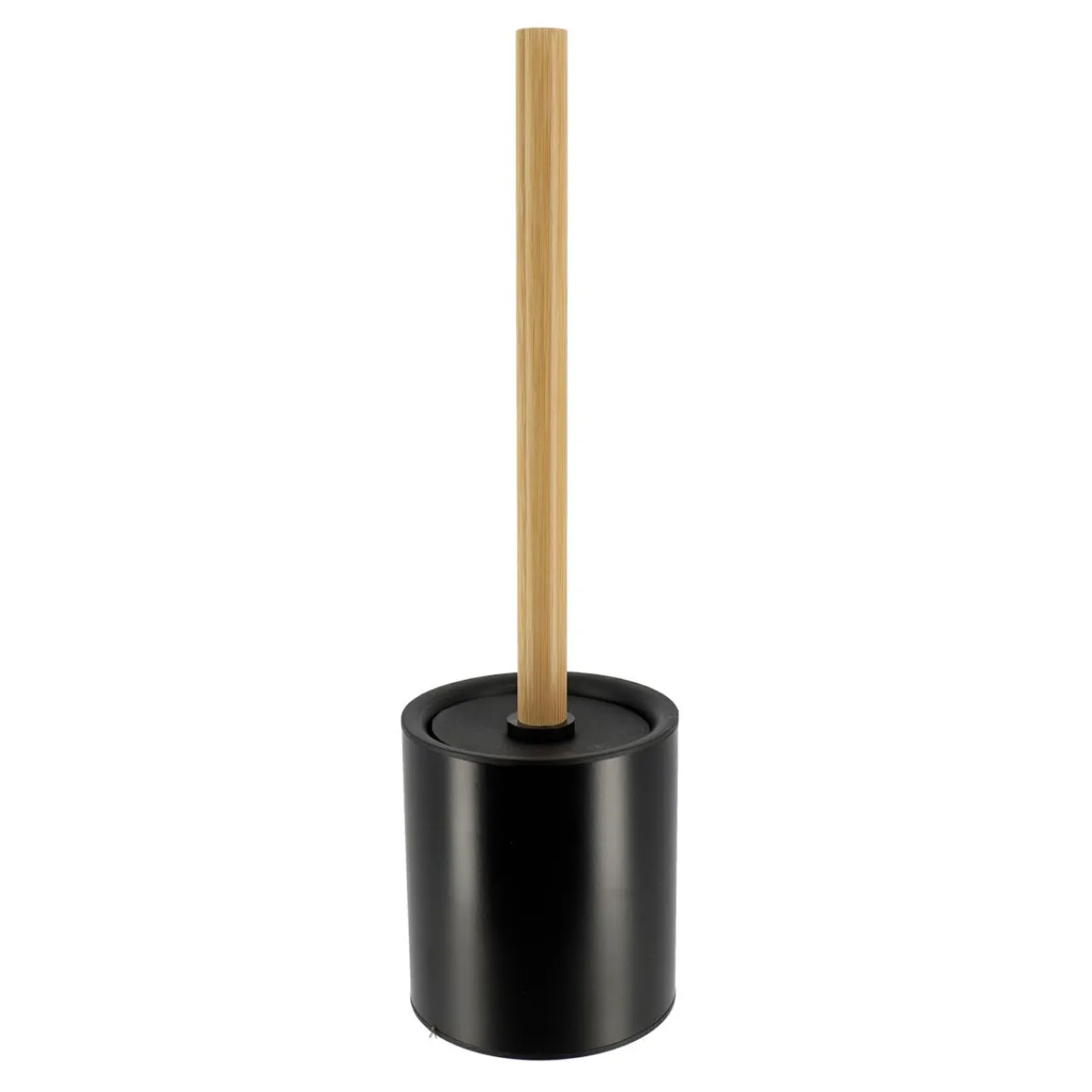 TENDANCE Brosse WC métal Purebamboo Noir Discount