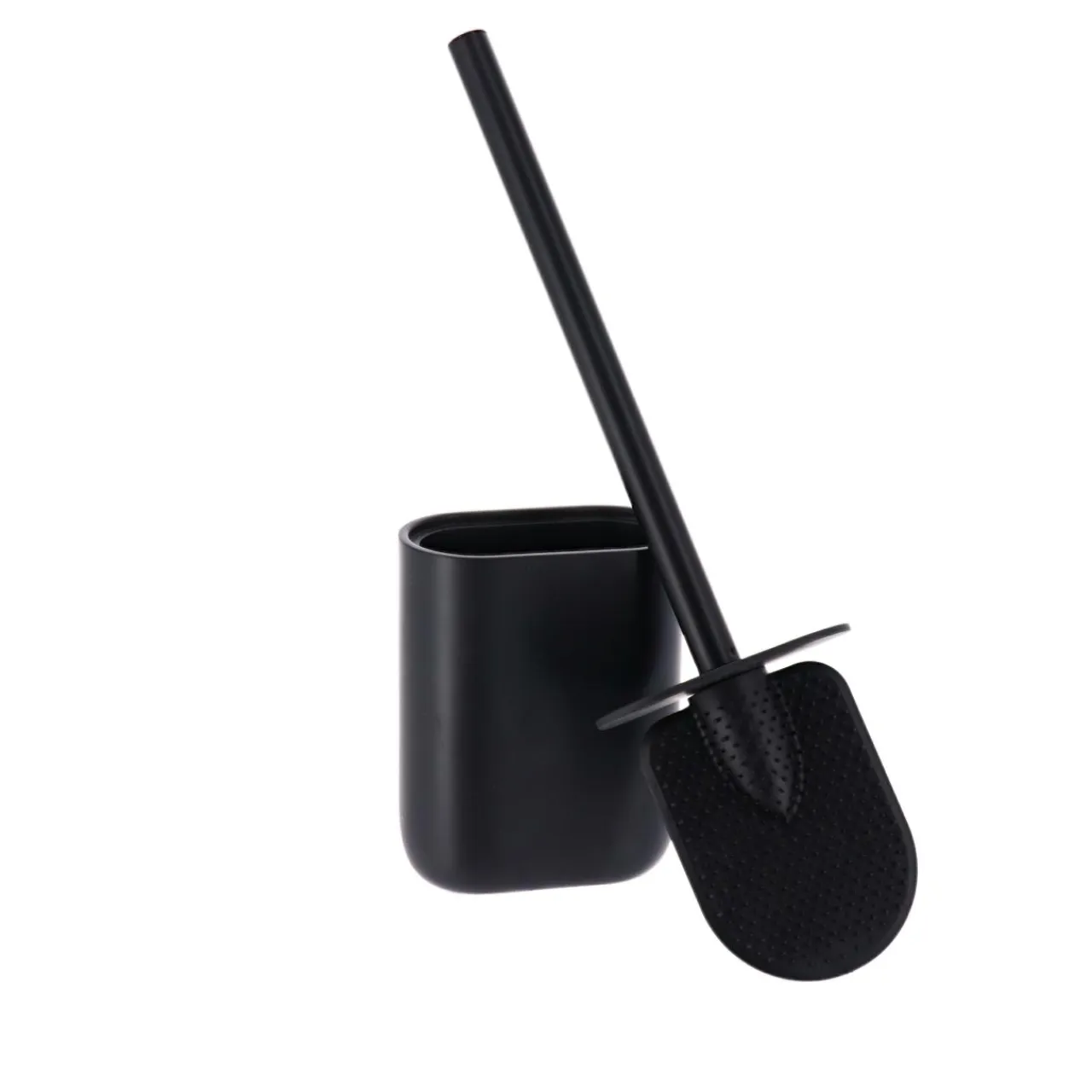 TENDANCE Brosse WC ovale Japandi Noir Discount