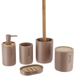 TENDANCE Brosse WC polyrésine Purebamboo Cappuccino New