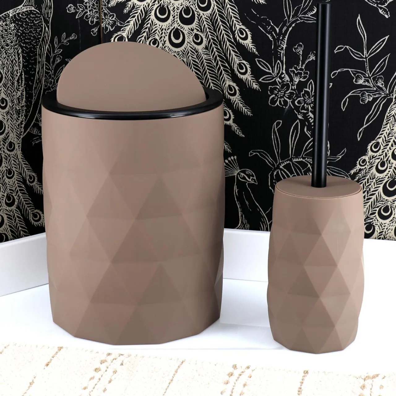 TENDANCE Brosse WC Rubby Marron Best
