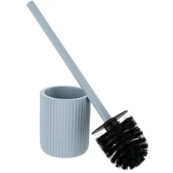 TENDANCE Brosse WC Timeless Strié Bleu clair New