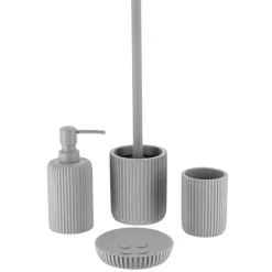 TENDANCE Brosse WC Timeless Strié Gris clair Best