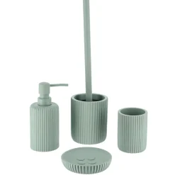 TENDANCE Brosse WC Timeless Strié Vert Eucalyptus Clearance