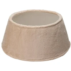 KOOPMAN Cache pied de sapin (D55 cm) Fausse fourrure Beige Hot