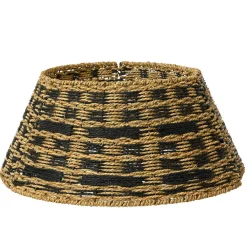 KAEMINGK Cache pied de sapin tressé (D57 cm) Classic Noir et Naturel Online