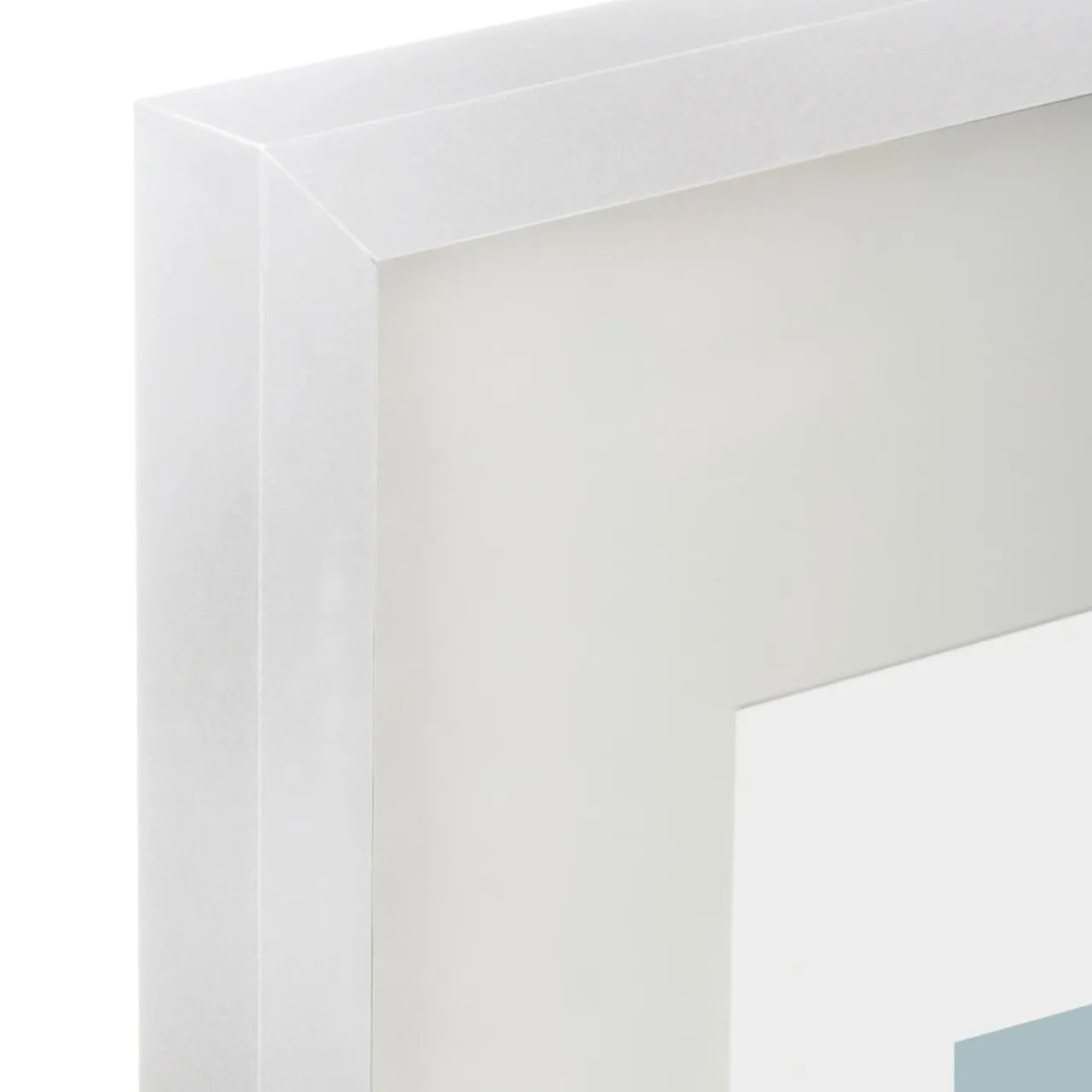 Atmosphera, cru017dateur d'intu017drieur Cadre bois à poser (13 x 18 cm) Manu Blanc Hot