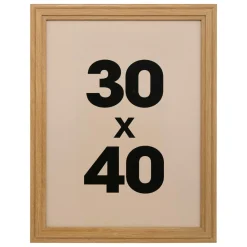 Atmosphera, cru017dateur d'intu017drieur Cadre photo mural bois (30 x 40 cm) Alix Marron Online