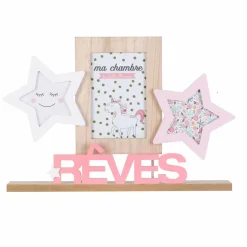 HOME DECO KIDS Cadre photo Rêves Rose Clearance