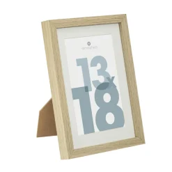 ATMOSPHERA Cadre photo (13 x 18 cm) Manu Bois Naturel New
