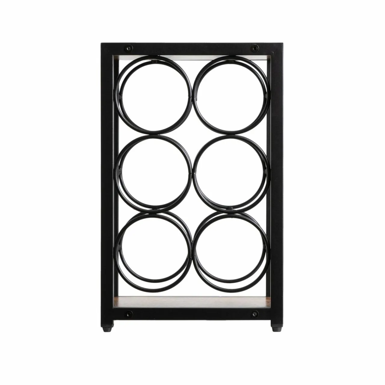 EMINZA Casier range-bouteilles industriel 6 emplacements (H20 cm) Sacha Noir Hot