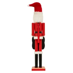 JJA Casse-noisette en bois (H90 cm) Ambroise et son ardoise Rouge Outlet