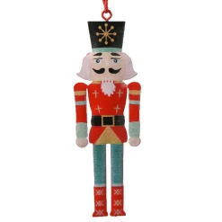 KAEMINGK Casse-noisette à suspendre en métal (H12 cm) Capitaine Hector Multicolore