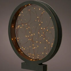 KAEMINGK Cercle lumineux à piles 80 LED (H38,5 cm) Blanc chaud Outlet