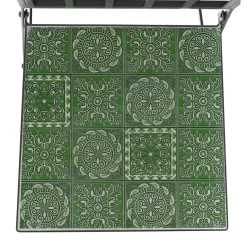 EMINZA Chaise bistrot pliable en mosaïque Aveiro olive Vert Clearance