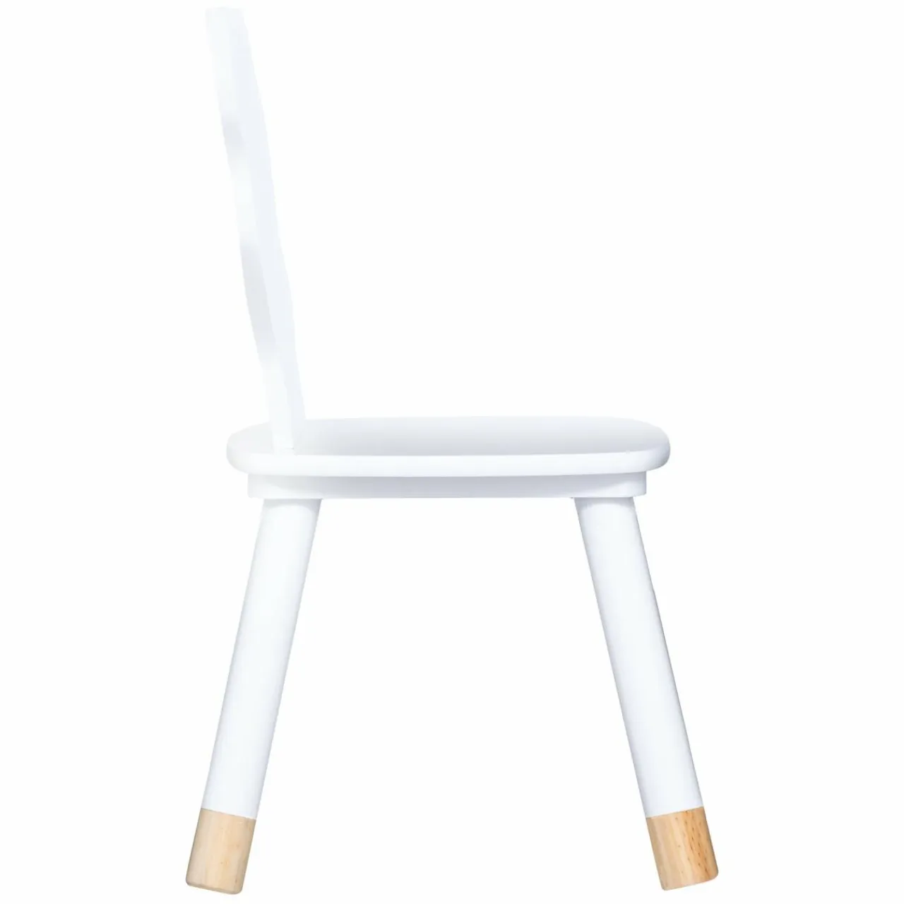 Atmosphera createur d'interieur for kids Chaise enfant bois (H52,5 cm) Douceur Renard he Blanc New