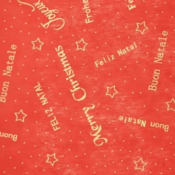 Feeric Lights & Christmas Chemin de table Noël (500 x 28 cm) Message et or Rouge New