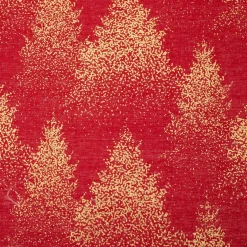 Feeric Lights & Christmas Chemin de table Noël (300 x 28 cm) Sapins Rouge et Or Clearance