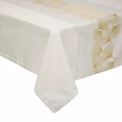 Feeric Lights & Christmas Chemin de table tissu (200 x 45 cm) Ginko Blanc Discount