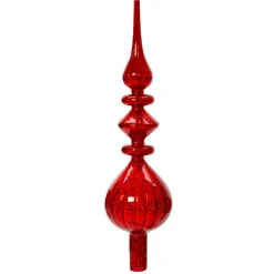 KAEMINGK Cimier de sapin en verre Lyrique Rouge Online