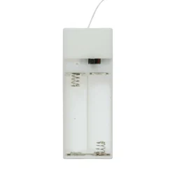 FEERIC LIGHTS Clôture lumineuse à piles (H8,5 cm) Sucre d'orge pour aménager un village Outlet