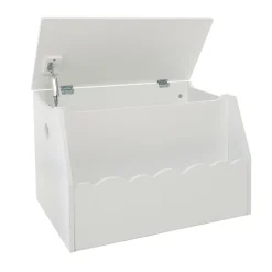 Atmosphera createur d'interieur for kids Coffre enfant bois (H38 cm) Evan Blanc Online