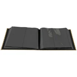 Atmosphera, cru017dateur d'intu017drieur Coffret 2 albums photos (H16,7 cm) Paloma Gris et moutarde Jaune New