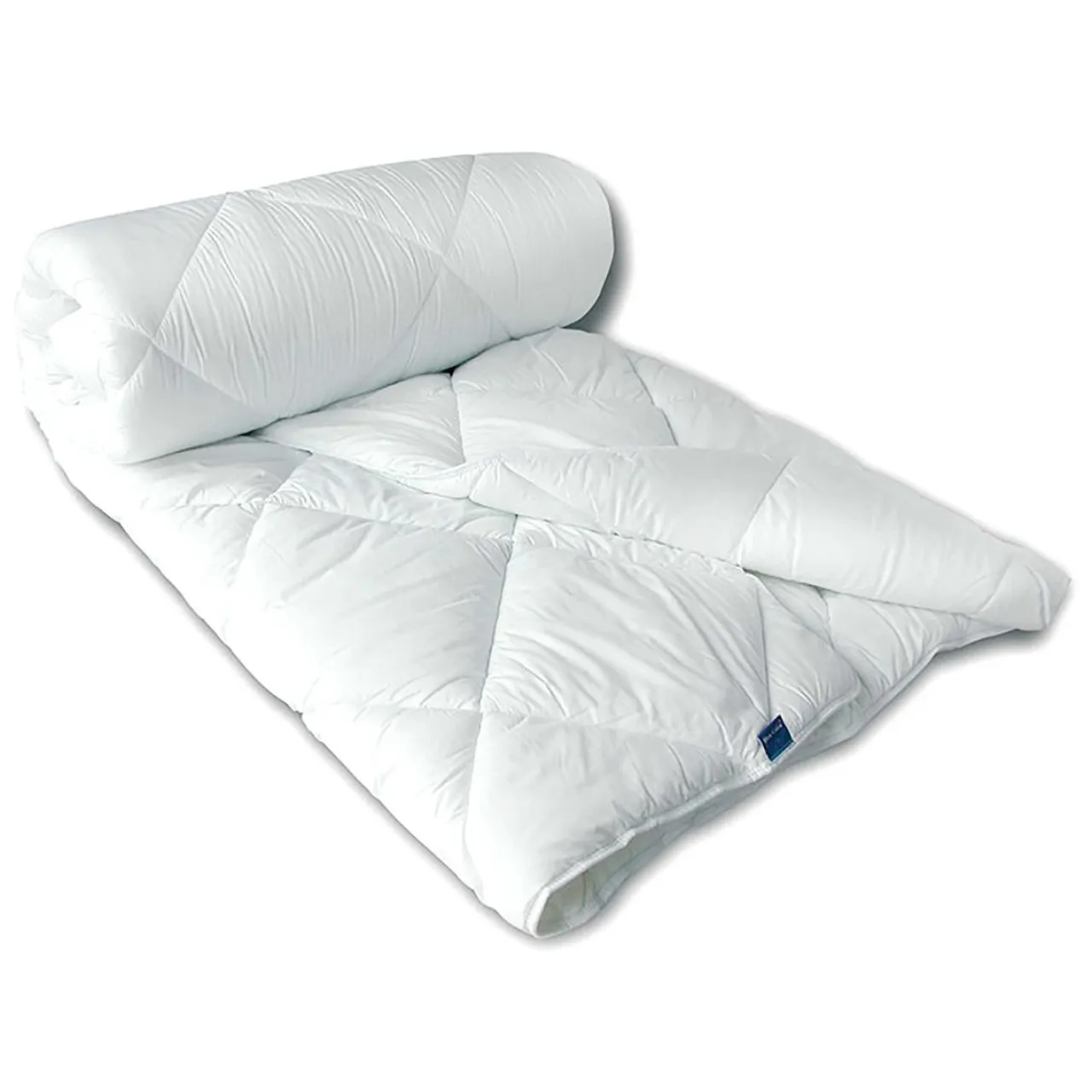 EMINZA Couette Chaude (140 x 200 cm) Microfibre Lavable à 95°C he Blanc