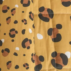 l'Effet Papillon Couette imprimée enfant coton (140 x 200 cm) Lola Caramel Hot