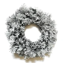 EMINZA Couronne de Noël (D50 cm) Edmonton Vert enneigé Sapin enneigé Online