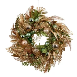 KAEMINGK Couronne de Noël (D50 cm) Majesty et doré Vert Online