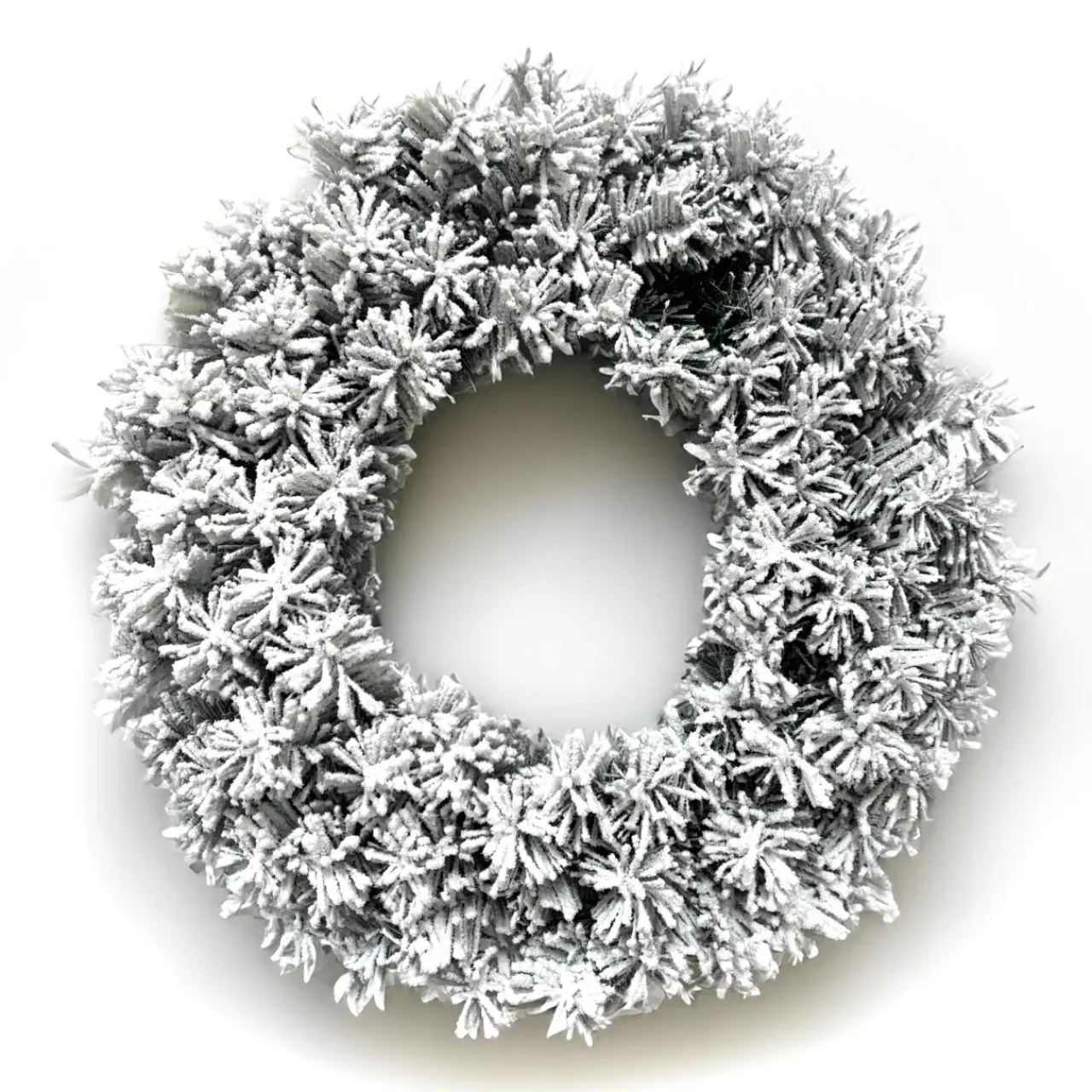 EMINZA Couronne de Noël (D40 cm) Royal Vert enneigé Sapin enneigé
