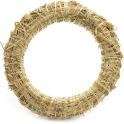 KAEMINGK Couronne de Noël en paille (D50 cm) à décorer Naturel Clearance