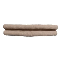 LUANCE Coussin bas de porte double effet lin (80 cm) Alfred Beige New