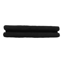 LUANCE Coussin bas de porte double velours cotelé (80 cm) Ernest Noir Best