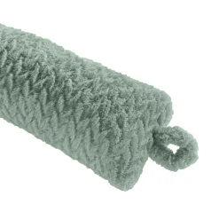 douceur d'intu017drieur Coussin bas de porte flanelle (80 x 10 cm) Flanela Vert kaki