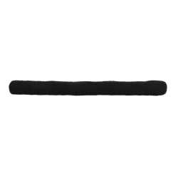 LUANCE Coussin bas de porte simple bouclette (80 cm) Lucien Noir