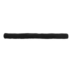 LUANCE Coussin bas de porte simple effet velours côtelé (80 cm) Ernest Noir Sale