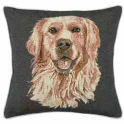 LOVELY CASA Coussin carré (40 cm) Choupy Gris Anthracite Sale
