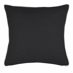 LOVELY CASA Coussin carré (40 cm) Choupy Gris Anthracite Sale