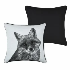 LOVELY CASA Coussin carré (40 cm) Clairière Blanc Best