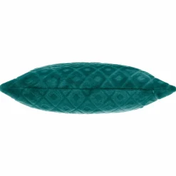 ATMOSPHERA Coussin carré (40 cm) 3D Losange Bleu canard Best