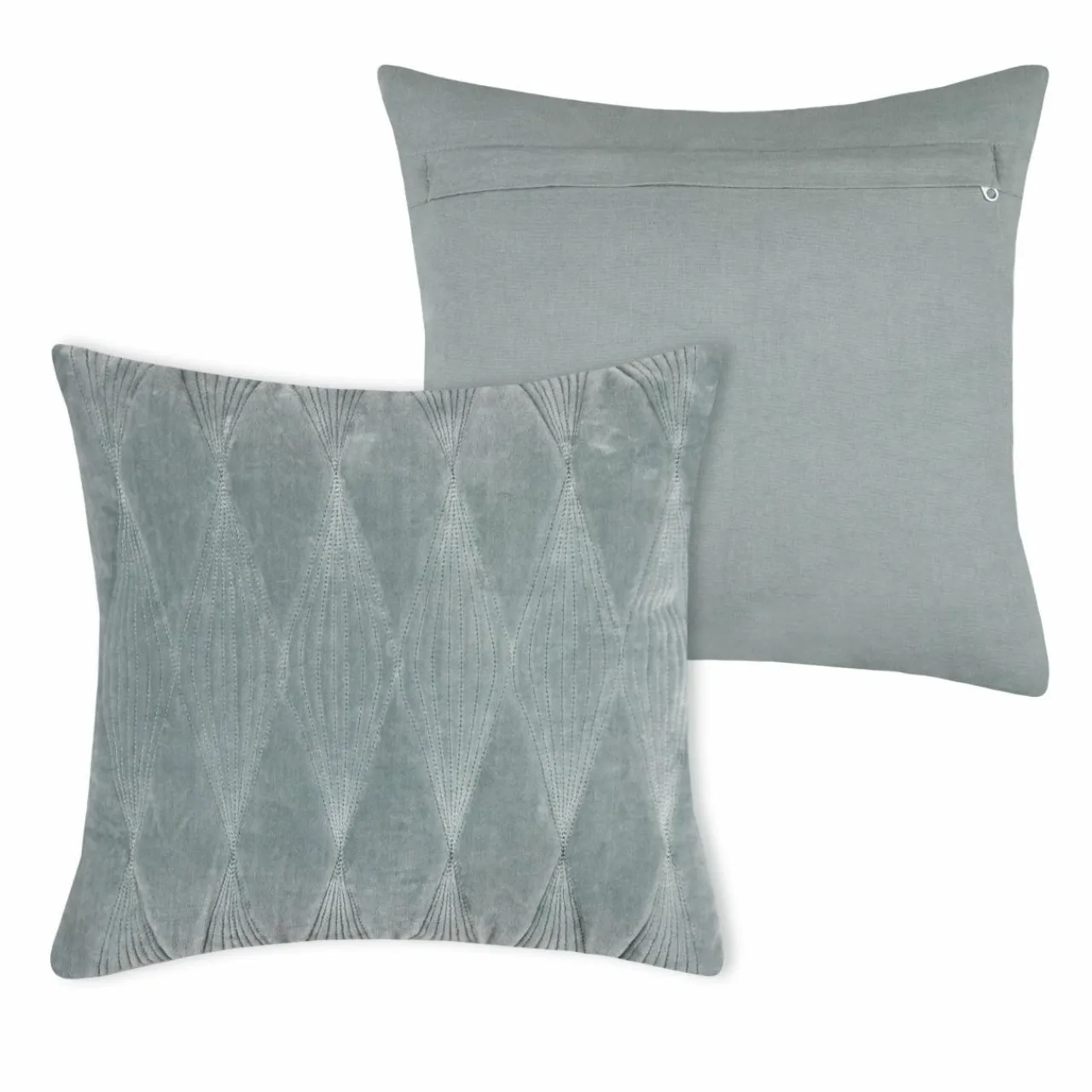 LOVELY CASA Coussin carré (40 cm) Naomie Vert Jade Outlet