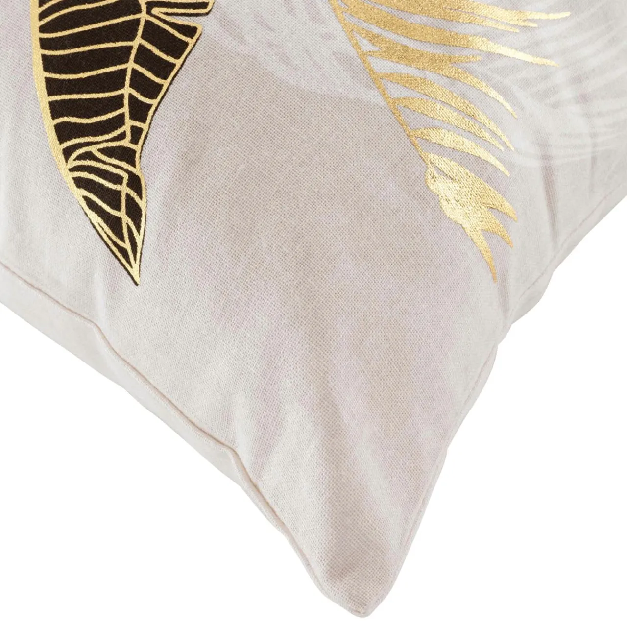 DOUCEUR D'INTERIEUR Coussin carré coton (45 x 45 cm) Aileen Ecru Outlet